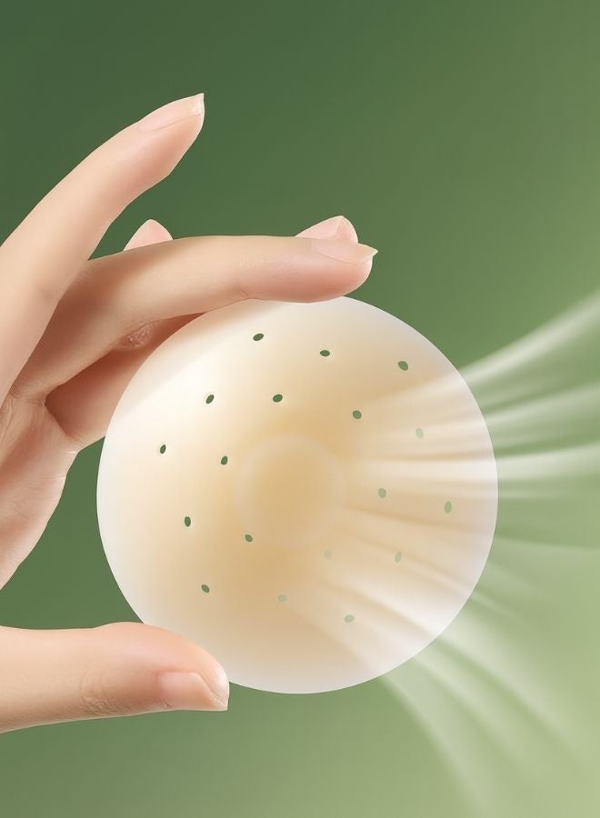 Upgraded breathability Silicone nipple covers reusable ultra soft self adhesive breast covers with storage box for women, Material safety - Image 2